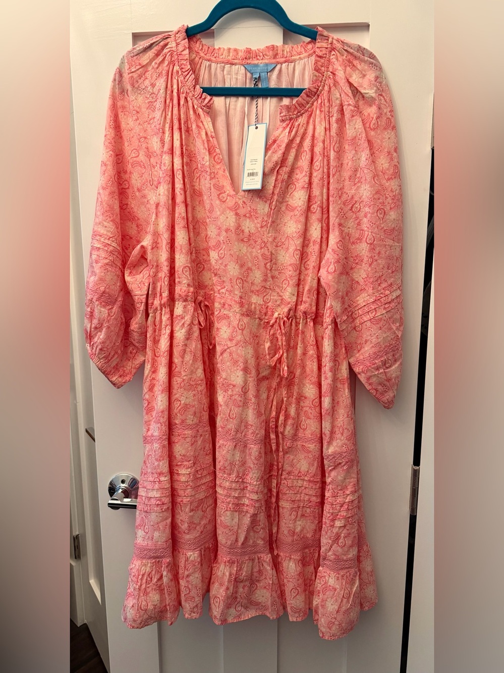 NWT Draper James Kellie Paisley Babydoll Dress size 1X